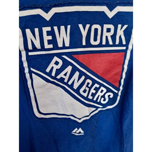 Majestic NHL New York Rangers Long Sleeve Tee Size Small - Picture 2 of 7